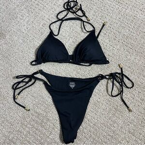 Monday Swimwear Hanalei Black Bikini